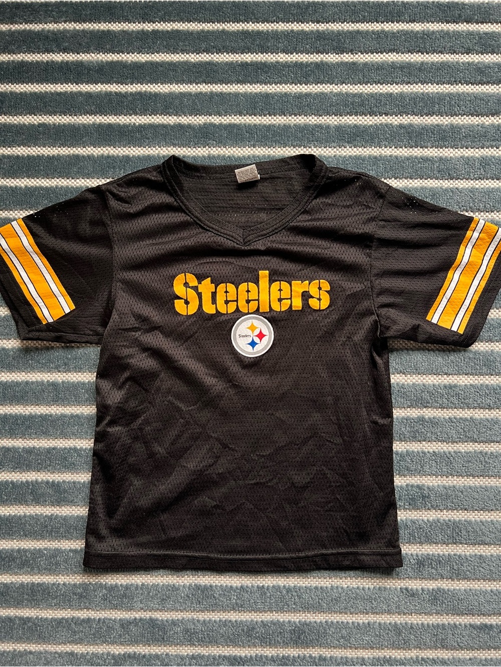 Y2K Franklin Youth Steelers Pinnie Jersey Small